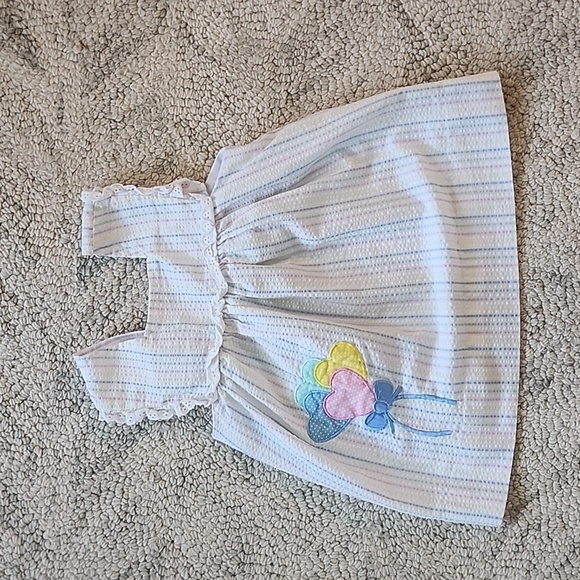 Source Unknown Other - Vintage Baby Girl Seersucker Dress